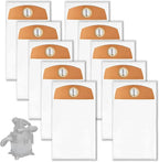 10-Pack Wet/Dry Fleece Dust Bags for FLEX 24V Brushless Wet/Dry Vacuum Cleaner - FT522 Replacement HEPA Vacuum Cleaner Bags with Triple-Layer Filtration & Leak-Proof Design