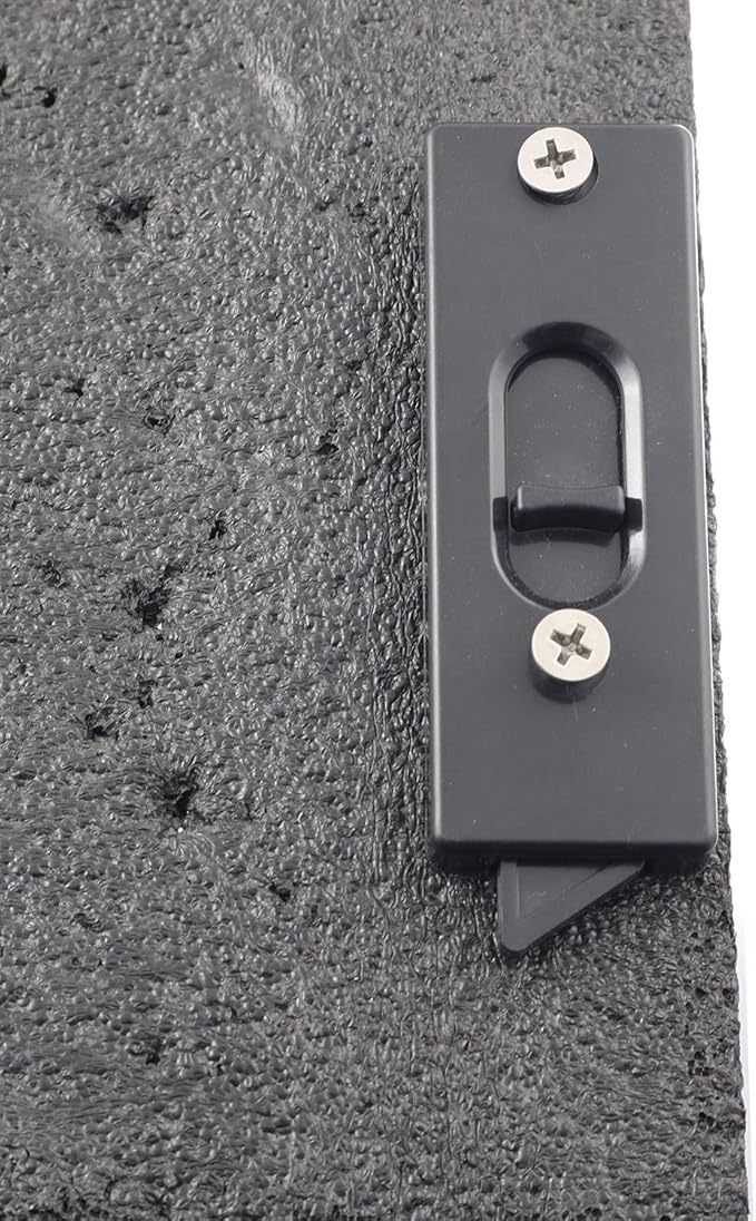 Tilt Window Latch Sliding Vinyl Window Tilt Latch Plastic Construction Snap-in Latch Pair Spring Loaded Sliding Window Tilt Latches for Home Window Fittings, Black