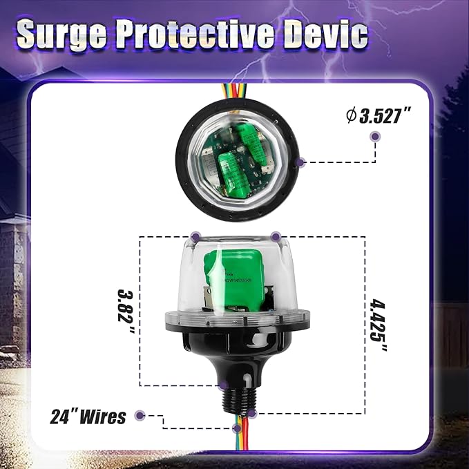 300-DC Surge Protection Device is Designed for Indoor and Outdoor Applications and Suitable Can Protect Wires,Transformers