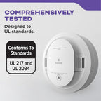 Kidde Smoke & Carbon Monoxide Detector for Home, AA Battery Powered, Voice Alerts, 3-Pack