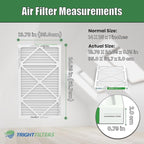 14x25x1 Air Filter 4 Pack, Durable MERV 8 Pleated Home HVAC AC Furnace Filters, Lightweight Compact Air Conditioner Filter Replacement