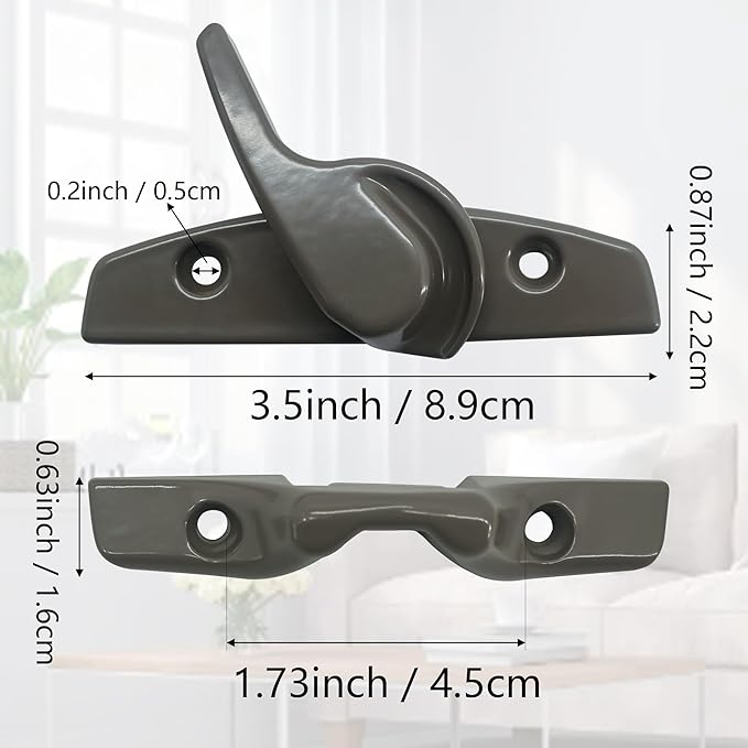 Zinc Sash Lock and Keeper fit for Andersen Sash Lock & Keeper 1968 to Present in Stone Color