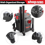 Shop-Vac 6 Gallon 5 Peak HP Wet/Dry Vacuum, Portable Shop Vacuum with Attachments for Jobsite, Garage & Workshop. 5430097