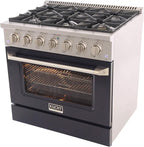 Kucht KNG361/LP-K Gas Range, Black