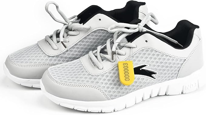 1000PCS Plastic Padlock Security Seals Metal Wire Padlocks Electric Meter Seal Disposable Anti-Tamper Lock Numbered Anti Tamper Tag Hasps Yellow