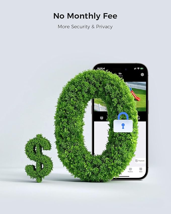 Hiseeu Solar Security Cameras Wireless Outdoor System, 8 Cam-Kit, Expandable to 10CH, No Monthly Fee, Solar-Powered, Home Security Cameras System with 2K Color Night Vision, 2.4G & 5G WiFi, 1TB HDD