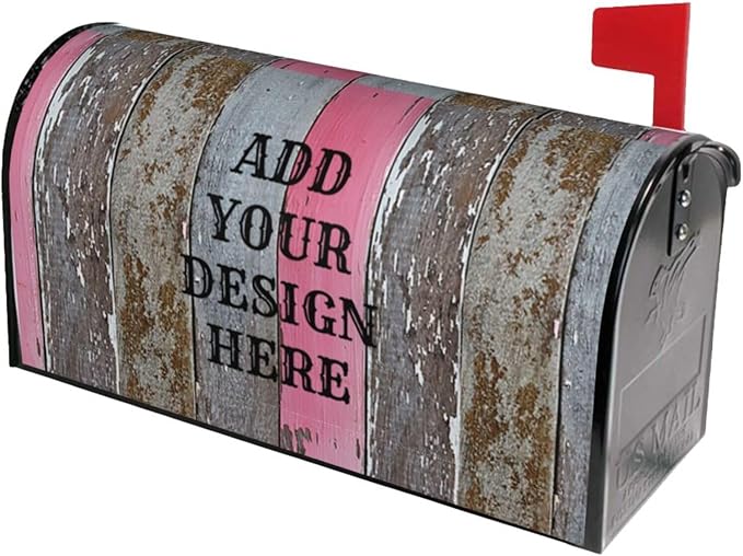 Personalized Magnetic Mailbox Covers Custom Picture/Photo/Text Street Magnetic Mailbox Covers for Garden Yard Home Decor Outdoor