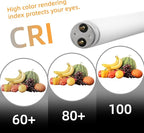 6 Pack F15T8/CW 18 Inch 15W T8 Fluorescent Replacement Tube Bulb Cool White 4100K Medium Bi-Pin G13 Base 6 Count