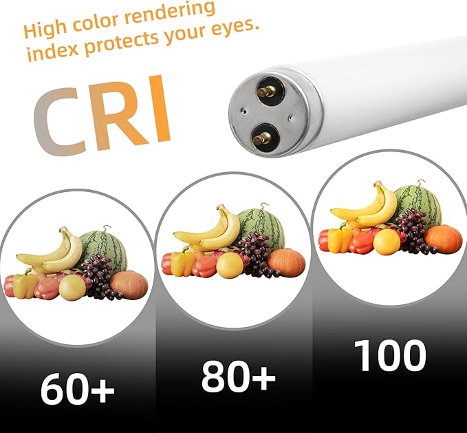 6 Pack F15T8/CW 18 Inch 15W T8 Fluorescent Replacement Tube Bulb Cool White 4100K Medium Bi-Pin G13 Base 6 Count