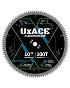 10-Inch 100-Tooth Circular Saw Blade, 5/8-Inch Arbor, Aluminum, Non-Ferrous Metal Cutting Blade, Carbide Tip, Thin Kerf, for Thin Aluminum, Plastic, Composite