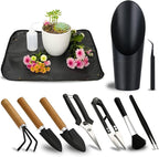 11Pcs Succulent Tools,Mini Garden Tools,Succulent Watering Tool as Plant Accessories,Succulent Gardending Hand Tools Kit for Seedling Soil,Caring Succulent,Houseplant,Gifts for Woman (No Flowerpot)