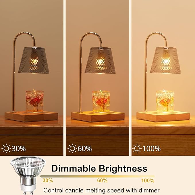 GU10+C 120V 25W Bulb - MR16 GU10 Bulb Warm White 2800k with GU 10 Base, GU 10 Dimmable Bulbs 220LM, Long Lasting Halogen Light Bulbs for NP5 120V 25W Candle Warmer