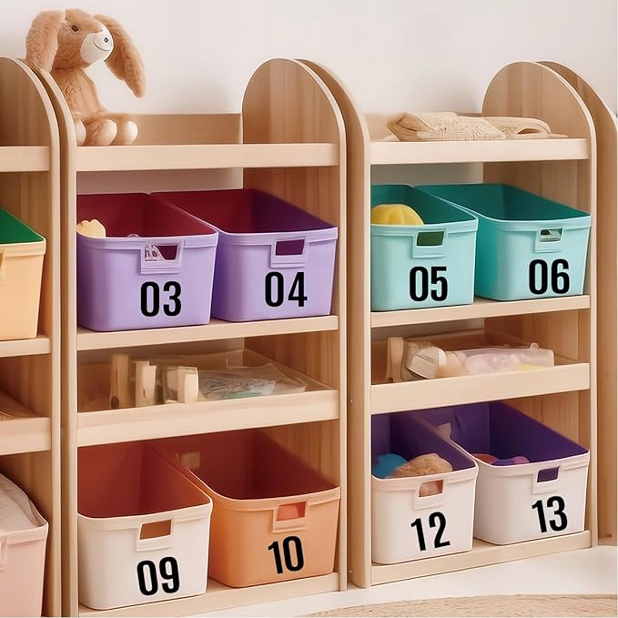 10 Sheets Vinyl House Numbers for Mailbox, 4 Inch Waterproof Self-Adhesive Stickers for Cars, Boats, Windows, Apartment Door Address (Black)