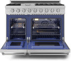 Gordon Ramsay by THOR Kitchen 48 Inch Professional Liquid Propane Range with Tilt Panel Touch Control in Stainless Steel
