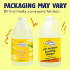 Originally Yellow Lemon Distilled White Vinegar For Cleaning Purpose | USA Made All Purpose Cleaner | Use as Glass, Kitchen & Floor Cleaner | Plant Derived Cleaning Vinegar Gallon in 2 pack | 128 Oz