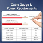 Ranein 13kW Tankless Electric Water Heater, 240V on Demand Instant Endless Water Heater with LED Temperature Display for Whole House Shower