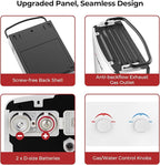 CAMPLUX Tankless Water Heater Outdoor, 1.32 GPM Portable Propane Camping Water Heater, 5L, AY132, White