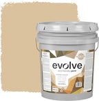 EVOLVE Paint & Primer: Environment-friendly, Low Sheen with One-coat Coverage for Interior & Exterior surfaces (Burlap Brown, 5-Gallon)