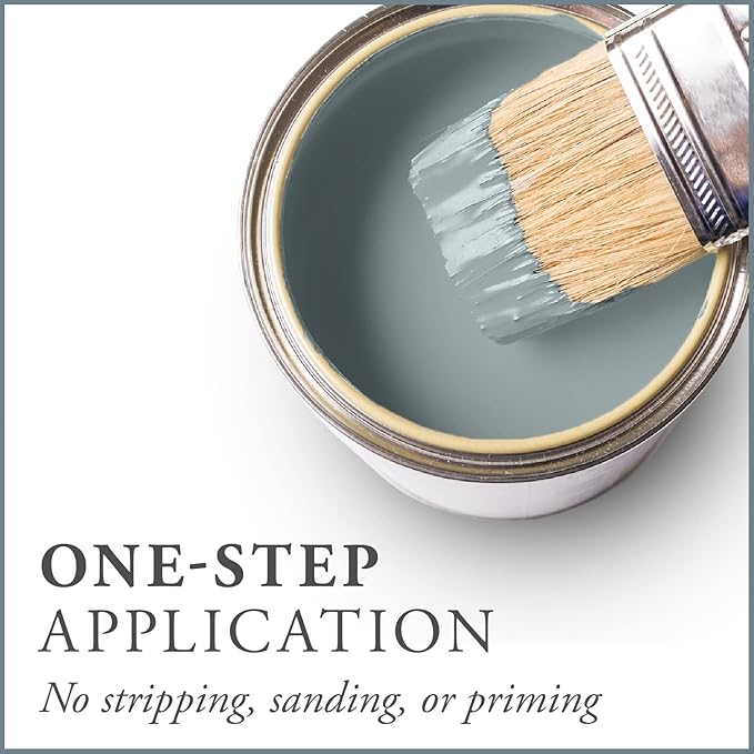 AMY HOWARD AT HOME Chalk-Based One Step Paint for Furniture, Cabinetry, Decor, Finish, and More | No Stripping, Sanding, or Priming | Medium Base | 16 Ounce | Cartouche Green