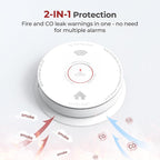 Smoke Detector Carbon Monoxide Detector Combo 10 Year Battery with Bilingual Voice Alerts,UL 217-9th Standard Fire Smoke & Carbon Monoxide Alarms for Home Standalone Model 3 Pack
