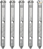 Brixwell Pivot Bar Window Replacement Part,Zinc Die Cast Construction, 3-3/16" Length, 9/32" Width, Crack Resistant, Dual End Compatibility for Tilt Window Repairs-Pack of 5