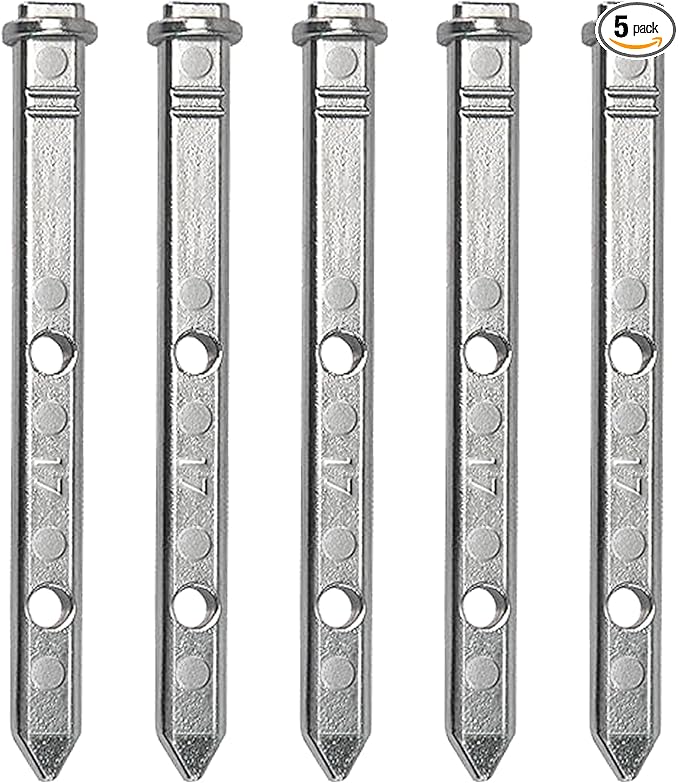 Brixwell Pivot Bar Window Replacement Part,Zinc Die Cast Construction, 3-3/16" Length, 9/32" Width, Crack Resistant, Dual End Compatibility for Tilt Window Repairs-Pack of 5