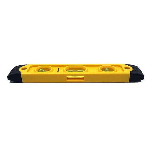Swanson Tool TL021M 9 In. Speedlite Magnetic Torpedo Level with Rubber End Caps, yellow