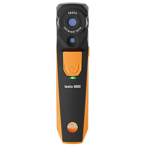 testo 860i Wireless Thermal Imaging Camera for iPhone & Android - Thermal Imager with USB-C Cable - Handheld Infrared Camera 256 x 192 Resolution & -4 to +662 °F Measurement Range
