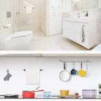 Cilee 10 Piece Brushed Nickel Bathroom Hardware Set, 24 inch Brushed Nickel Towel bar Towel Ring Toilet Paper Holder Robe Towel Hook, SUS304 Stainless Steel Bathroom Accessory Set