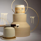 Dixie Belle Paint Company Chalk Finish Furniture Paint - Buttercream (1 Gallon - 128oz) - Matte Creamy White Chic Chalk Mineral DIY Furniture Paint