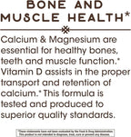 Nature's Way Calcium-Magnesium-Vitamin D Capsules, Supports Bone and Muscle Health*, 100 Capsules