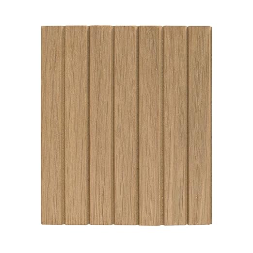 Unfinished Red Oak Veneer Decorative Tambour 3/4" Centers - 4'x 8'