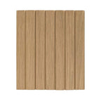 Unfinished White Oak Veneer Decorative Tambour 3/4" Centers - 4'x 8'