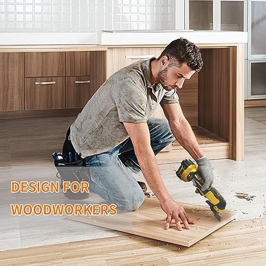 105Pcs Titanium & HCS Oscillating Tool Blades, Professional Oscillating Saw Blades for Wood Plastic Metal Cutting, Multi Tool Blades Compatible with Dewalt Bosch Milwaukee Ryobi