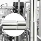 TAISHER 2PCS 304 Stainless Steel Pipe Fittings, 3/4" NPT Male Threaded, 4" Length Weld Nipple Cast Pipe