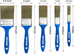 Paint Brush Set, 10 Pack Paint Brush, Chip Brush (0.5" 1" 1.5" 2" 2.5”), Small Paint Brushes Bulk, Paint Brushes for Walls and Home Decor