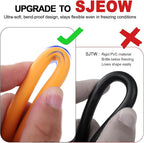 EP 50 Ft 14/3 SJEOW Heavy Duty Outdoor Extension Cord, Yellow 3-Outlet Power Cable with LED Lighted Plug, Water-Resistant for Indoor/Outdoor Use, Lawn, Garden, Appliances & Tools