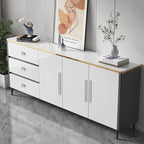 10 Pack 7.5 Inch(192mm) Hole Center Modern Polished Chrome Cabinet Pull Handle Timeless Vanity Drawer Pull Handle Classic Cabinet Hardware for Kitchen Dresser Bathroom, Screws Included, Chrome(7.5x10)