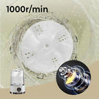 2026 Upgraded Smart Laundry Cup, Wireless Washing Machine, Underwear Washer, Portable Rechargeable Mini Washing Machine, for Apartment, Home, Hotel and Camping (Green)