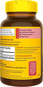 Nature Made CoQ10 200 mg, Dietary Supplement for Heart Health and Cellular Energy Production, 100 Softgels, 100 Day Supply