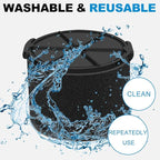 VF3500 Filter Replacement for Ridgid 4 Gallon Shop Vaccum, 26643 Fine Dust Filter for 3/4/4.5 Gallon Wet Dry Portable Vacuums, Replaces WD40700, WD30500-4 Pack