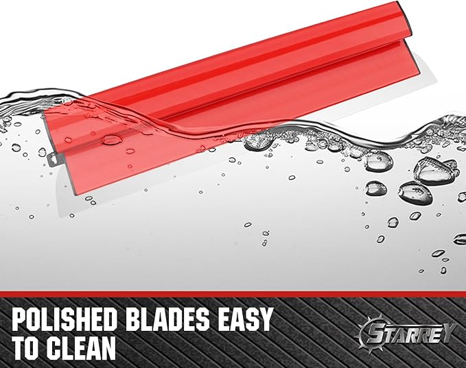 24 Inch Drywall Skimming Blade 0.3mm Stainless Steel Blade Ergonomically Designed Grip Drywall Knife for Drywall Plaster Wallboard (24"/60CM)