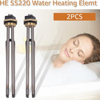 2 Pack HE 55220 Titanium Water Heater Element, Screw in 5.5KW 220V Replacement Part. Compatible with Ecosmart ECO POU 6 ECO 8 ECO 11 Smart Electric Tankless Water Heater Heating Element