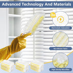 Duster Refills,35 Count Disposable Duster Refill Heavy Duty Dusters Refills Replacement Head,Yellow