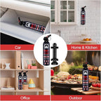 2PCS Fire Extinguisher for Home - Dry Stop Fire Extinguisher Spray, 600g Dry Chemical Fire Extinguisher for Kitchen, Car & Home | Portable, Fights Grease, Electrical & Vehicle Fires