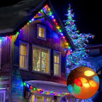 SUNSGNE 25 Pack C7 Multicolor Christmas Replacement Bulbs, Vintage Multicolor Ceramic Light Bulbs for C7 Christmas String Lights, E12/C7 Candelabra Base, 5 Watt