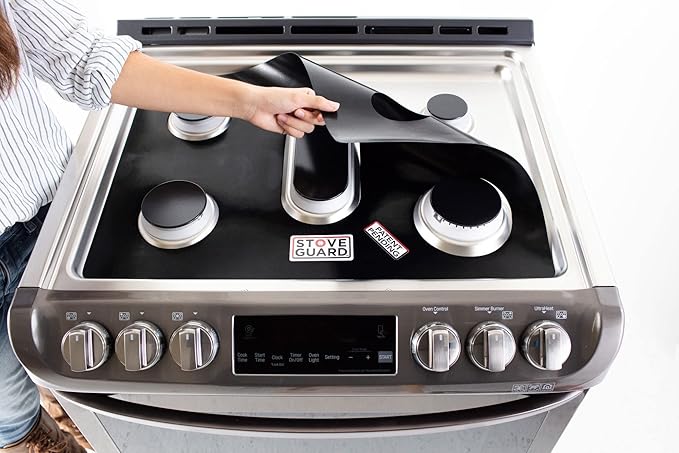 StoveGuard Model# WEGA25H0HN0, USA-Made, Custom Designed & Precision Cut Stove Cover for Gas Stove Top, Lite Whirlpool Gas Range Stove Top Protector