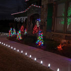 Meconard C9 Led Replacement Christmas Light Bulbs, C9 Shatterproof Led Bulbs for Christmas Indoor Outdoor String Lights, E17 Intermediate Base, Commercial Grade Holiday Bulbs, Multi-Color, 25Pack