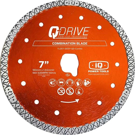 iQ Power Tools iQ228 7" Q-Drive Combination Blade