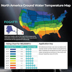 FOGATTI Natural Gas Tankless Water Heater Outdoor - Max 8.1 GPM 180,000 BTU, CSA Certified Compact Design On Demand Instant Hot Water Heater - Instagas Comfort 180S Series